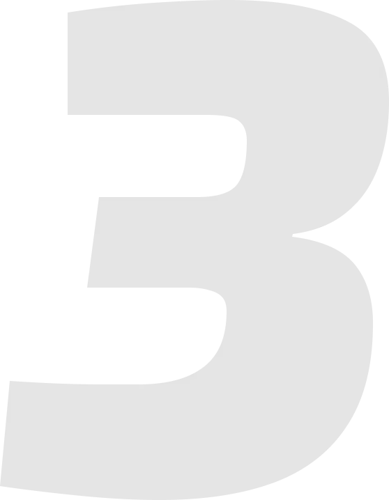 Background with number three